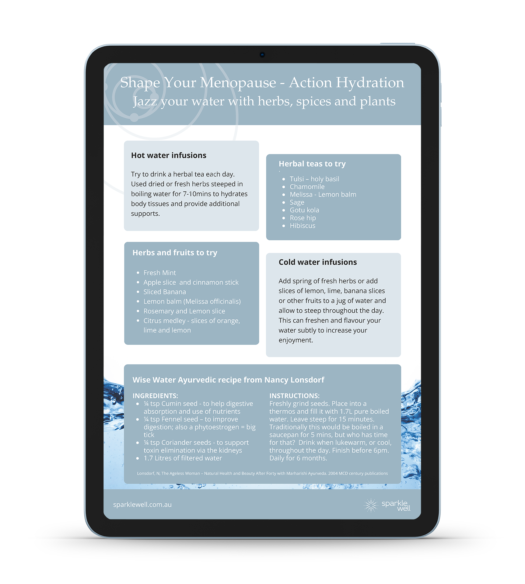 SYM-recipe-ipad tablet 2